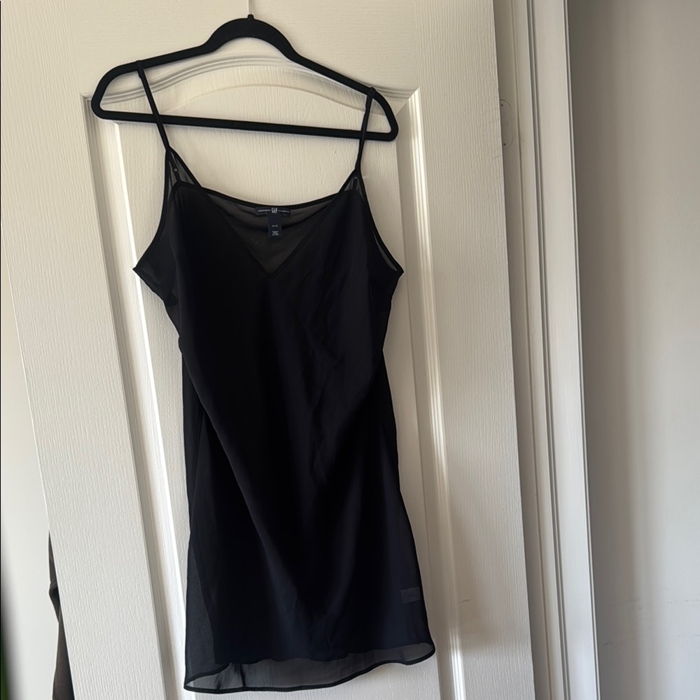 Gap Sheer Black Dress
